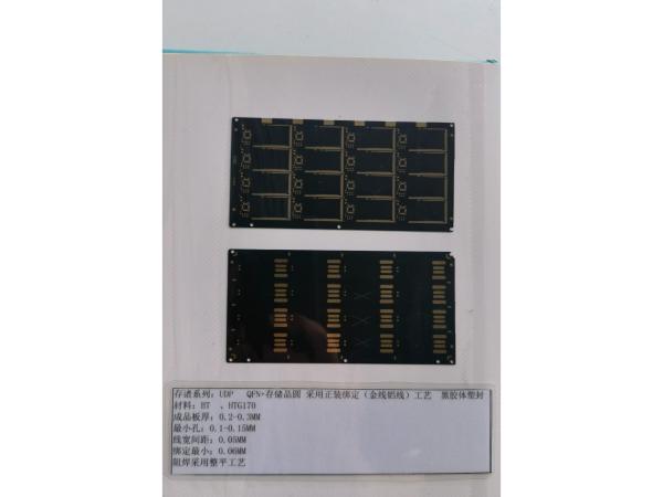 Black Solder Mask IC Substrate PCB 0.2mm RoHS Compliant For Electronic Devices