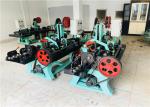 Double Twist Iron Barbed Wire Fence Machine Hop Dip Galvanized 380V 2.2KW