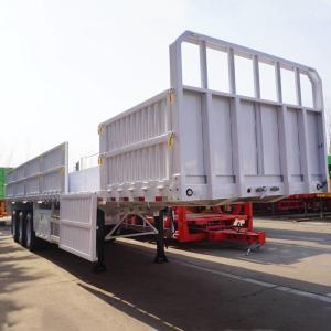 Quality 40 Feet Drop Side Trailer Triaxle with Side Board wholesale