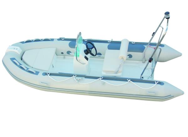 1.2mm South Korea PVC FRP Rescue Inflatable RIB Boats For Fishing Swimming 3