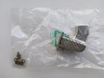 Silver Color 100V Servo Motor Cable Connectors 2 Pin