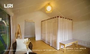 Quality 4.5x9M Outdoor Event Tents Luxury Steel Safari Hotel Desert Nomadic Lodge Tent For Camping wholesale