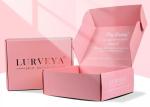 Oem CMYK printing Pink Cosmetic Paper Packaging Cosmetic Shipping Box