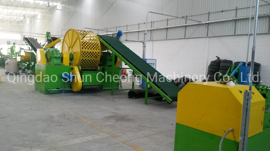 Zps-1200 Type Waste Tire Shredding Crushing Machine