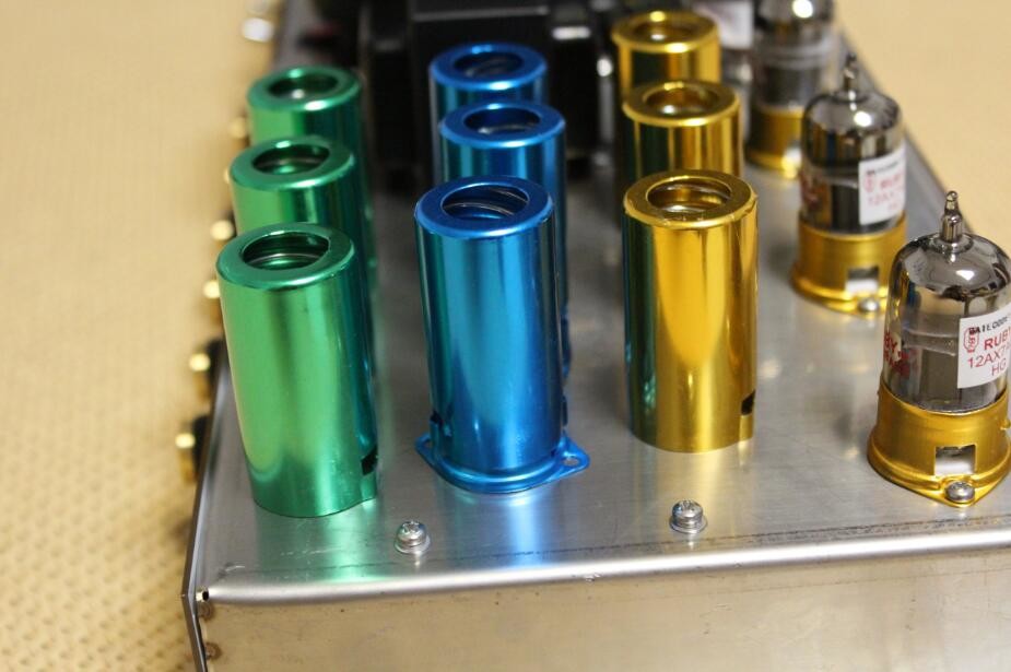 Custom Grand JTM45 Handmade Amp Head 50W in Black with Imported Gold Stripe AAAAA Grade Cabinet