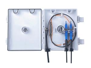 Quality Durable Wall Mount Termination Box , 2/4/6 Cores Fiber Optic Termination Cabinet wholesale