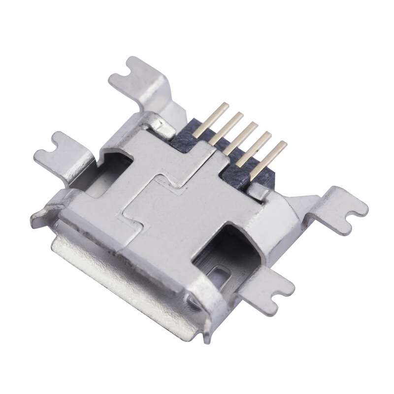 SMT 5 Pin Usb Mini B Female Connector With Mini USB Micro Socket