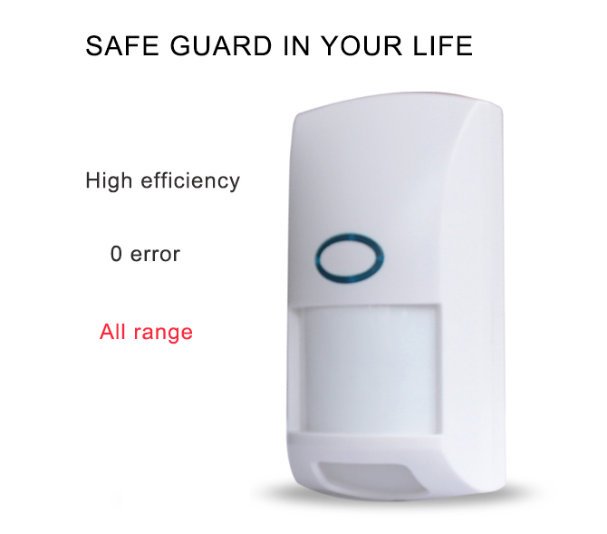 household anti-pet interference infrared detector with easy installation and low power
