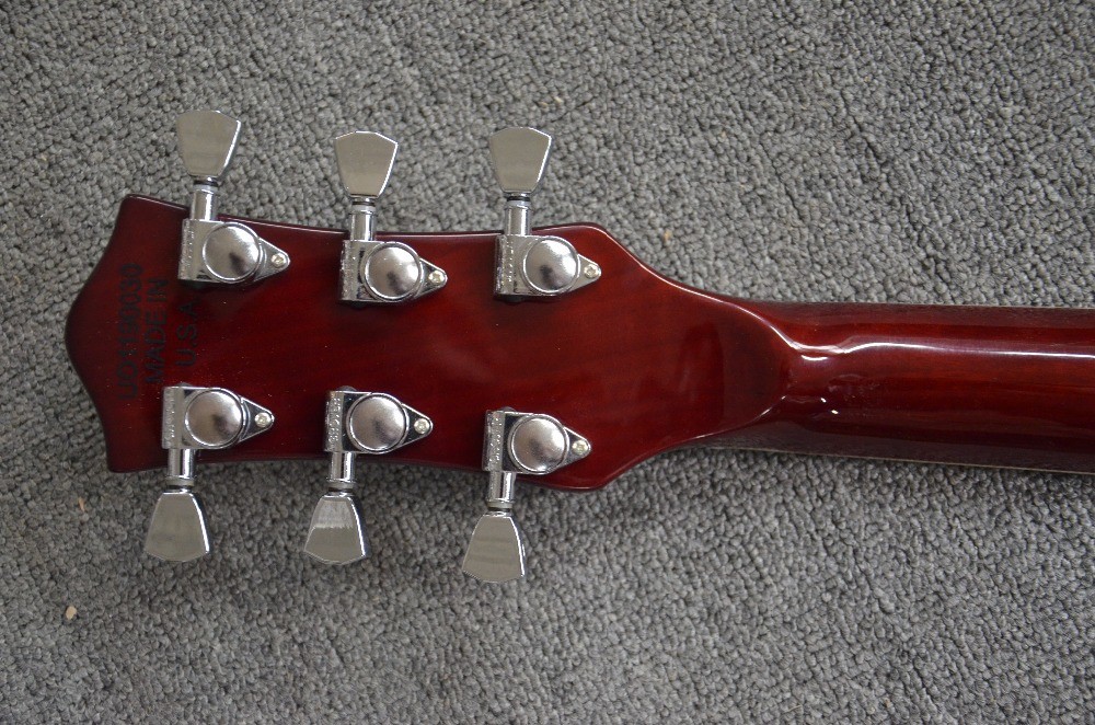 Grets guitar Tiger maple body top gretsch signature LP custom style electric guitar Grover tuner installed Quality pic
