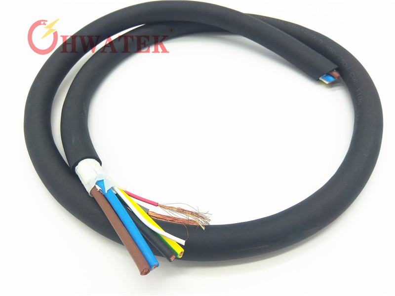 EVC07EE - H EV Charging Cable 5C X 2.5mm2 + 2C X 0.5mm2 + W