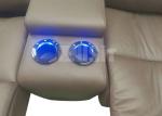 PU Leather Electric Home Theater Seating Double Seats Sofa European Style