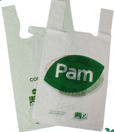 Hot Sale custom Printing 100% biodegradable plastic Shopping Bags