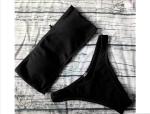 2019 Solid Bikini Brazilian Swimsuit Bikini Sexy Female Shoulder Swimsuit Bikini