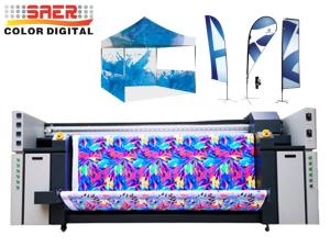 Quality 1800DPI 3.2m Digital Fabric Printers Flag Textile Printer wholesale