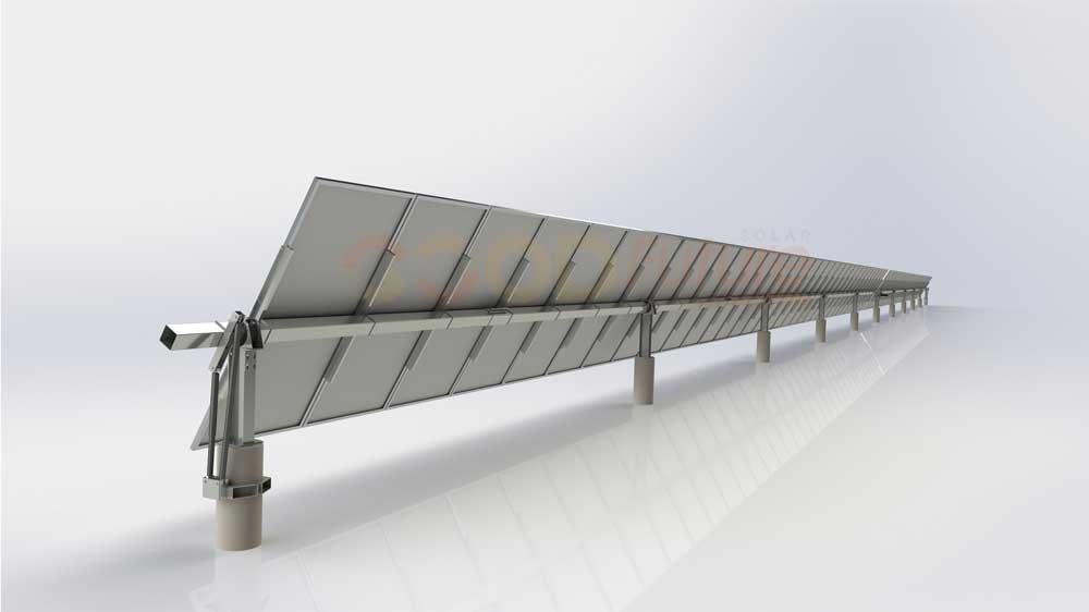 1P Slewing Drive Solar Tracker For Solar Panel Tracking System