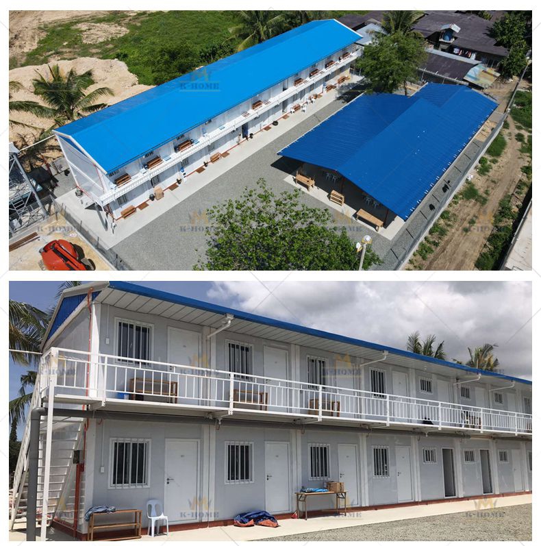 20Ft Temporary Construction Site Worker Accommodation