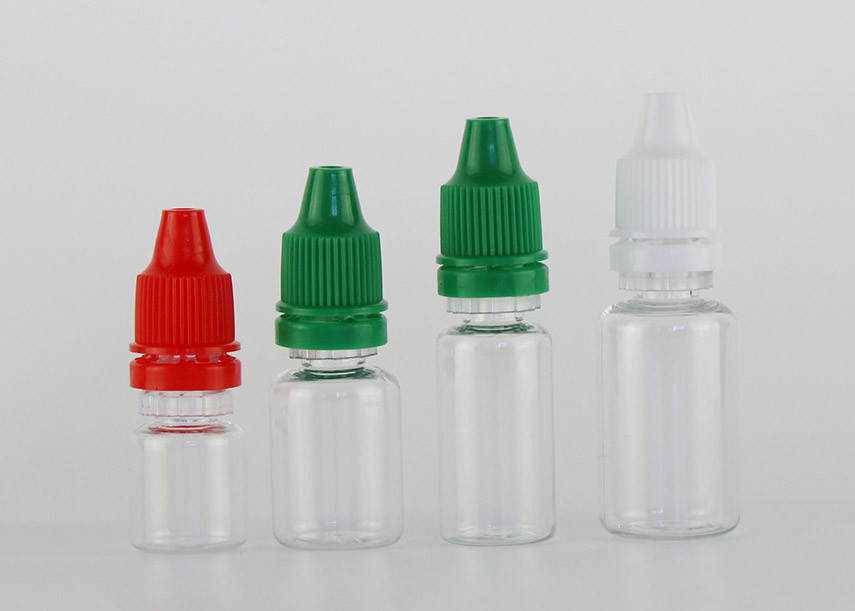 Transparent Cosmetic Petg Bottle E Liquid Container Anti - Theft Cover 20ml
