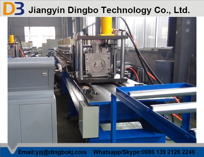 Galvanized Steel Perforated Rack Roll Forming Machine Automatic Control PLC