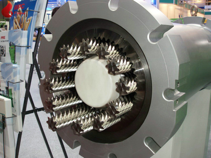 PRE Antistatic Planetary Roller Extruder For PVC Material 600kg / h -1000kg / h