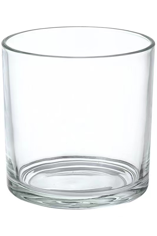 Healthy Lead-free Glass Clear Creative Unique 8oz 14oz Candle Jars with Lids Manufacture