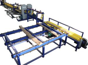 Quality Wood Cutting Twin Vertical Band Sawmill Production Line for log diameter 350mm wholesale