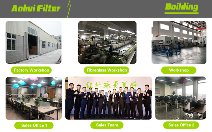 Black Fiberglass Filter Bag For Cement Plant Corrosion Resistance 6