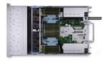Dell server host R750XA, rack mounted 2U, video streaming storage, super