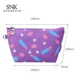 Waterproof Custom Print Fancy Bride PU Makeup Bag