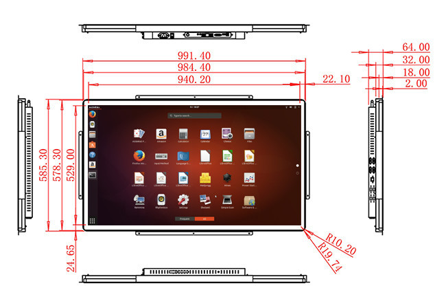 43-Inch Linux All-in-One Interactive Hub for Security Monitoring, Smart City Displays, Digital Advertising, and Medical Applications