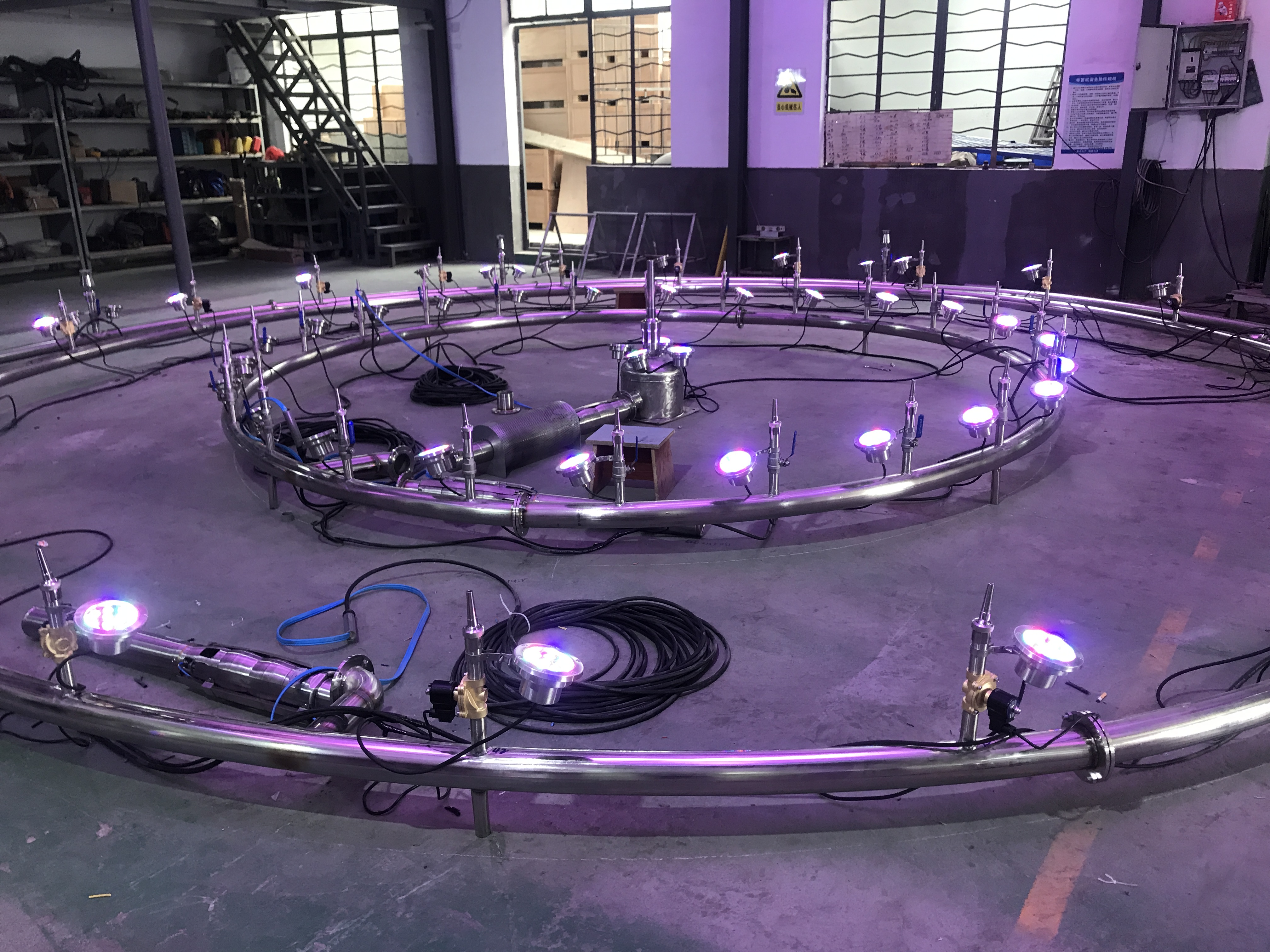 Music Control Large Lake Water Fountains Hotel Stainless Steel