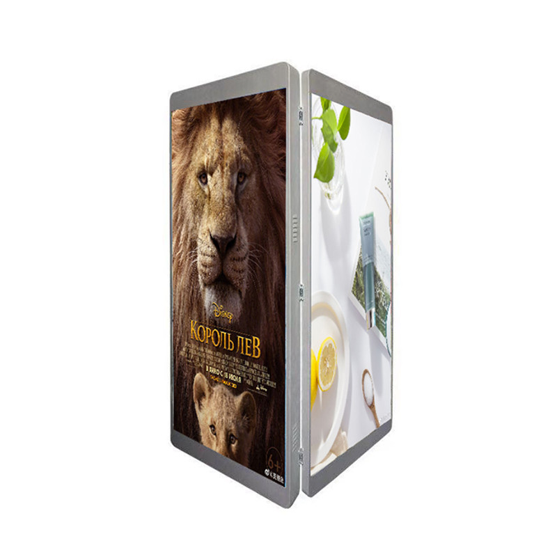 Urhealth double sided intelligent lamp post P3 P4 P5 led screen for advertising