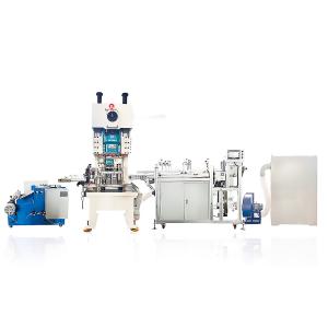 Quality 2500mm*1300mm*1600mm Aluminum Foil Container Making Machine for Airline Food Packaging wholesale