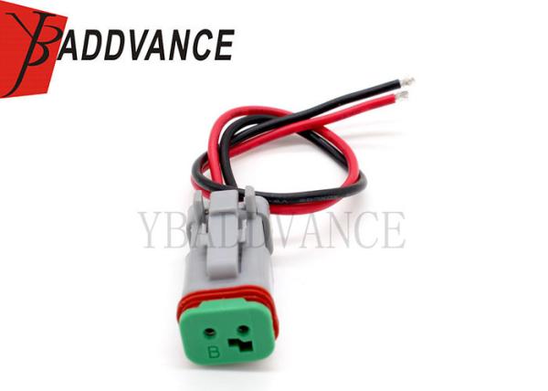 Wiring Connector Automotive Wiring Pigtails 2 Pin Female Deutsch DT Series For