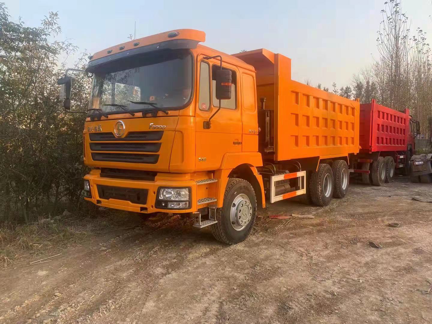 Shacman 6x4 380hp Euro2 Euro3 10 Wheeler Used Tipper Dump Truck for 2 Passengers