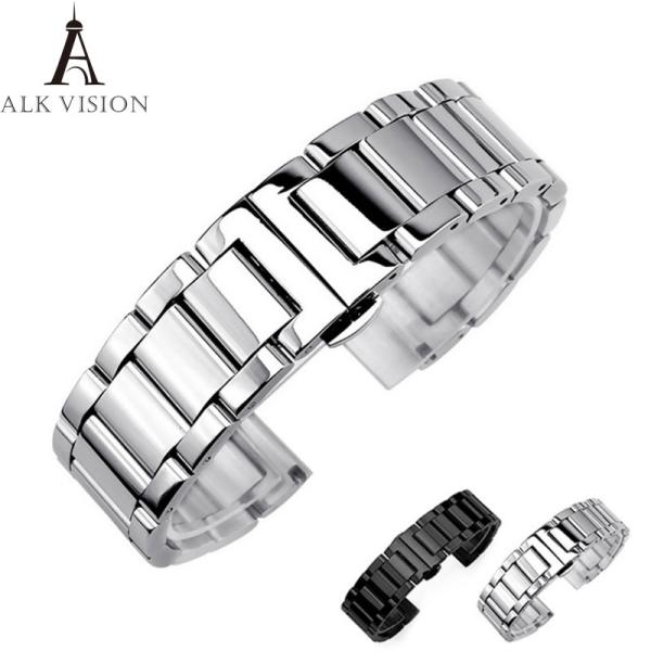 Stainless Steel WatchBand men's bracelet for watches ladies wrist watches