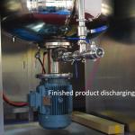 75 Kw Cosmetic Lotion Homogenizer 220V Vacuum Emulsifier Mixer