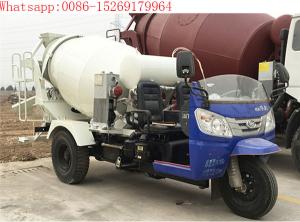 Quality china high quality 3 wheel 28-32hp 2m3 concrete mixer trucks wholesale
