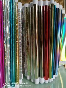 Quality Heat transfer Hot Stamping Foil for Plastics Glass Metallic Products wholesale