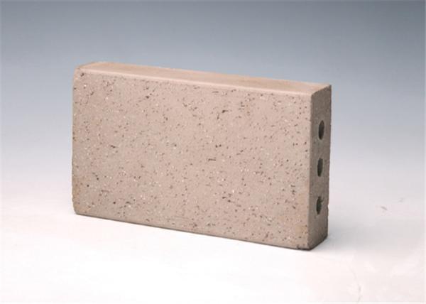 Rough Face Light Gray Clay Baking Brick , Grouting Brick Pavers Vacummed