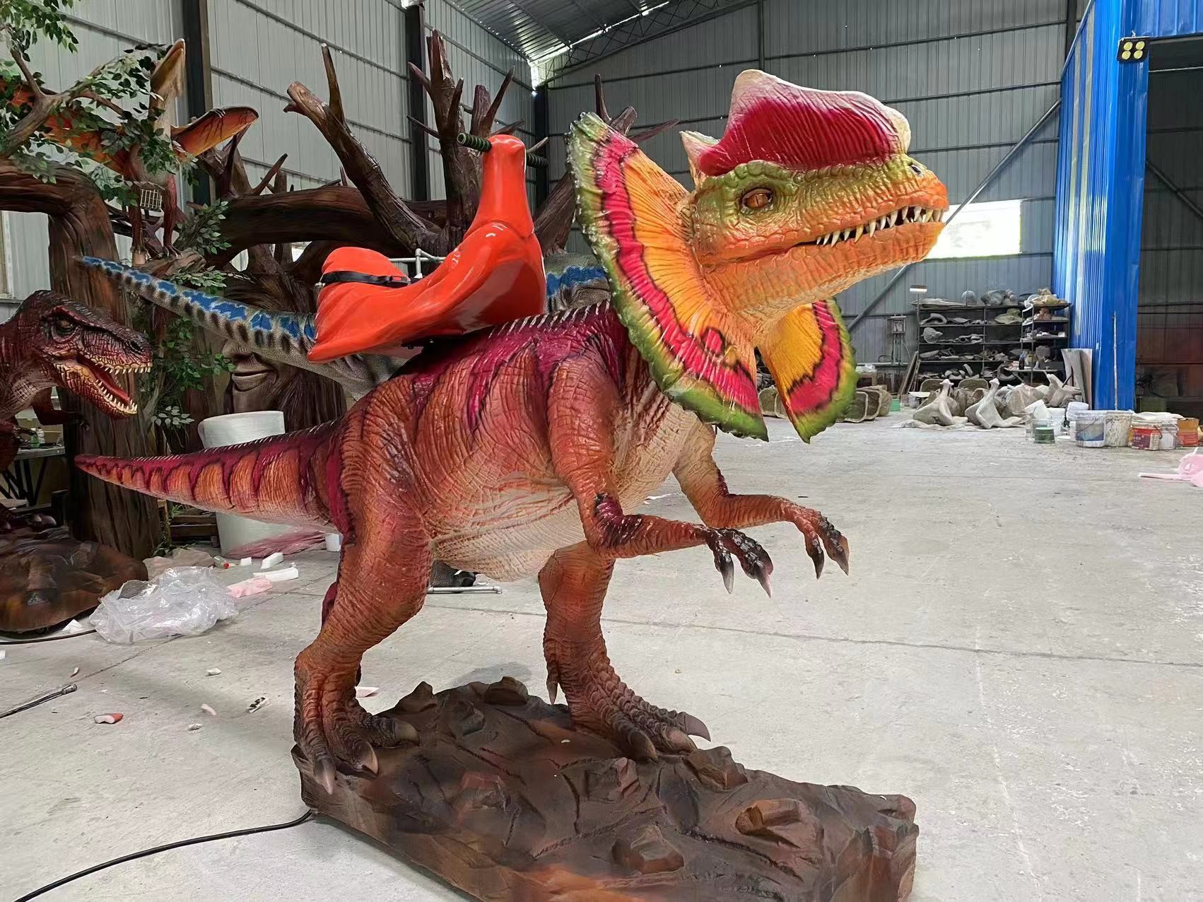 Ride On Dicrosaurus Animatronic Dragons Customized