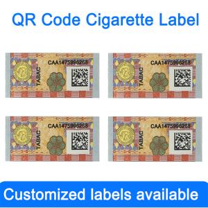 Quality Security Enhanced Tax Stamp Stickers For Beer Bottle Anti Counterfeiting wholesale