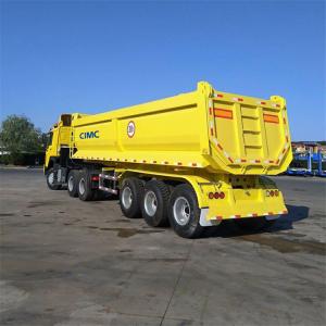 Quality 60 Ton 50mm Kingpin CIMC U Shape Tractor Tipper Trailer wholesale