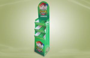 Quality Green Cardboard Free Standing Display Units For Promoting Cookies / Snacks wholesale