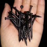 Versatile 20mm Black Concrete Nails Anti Rust Masonry Nails Type