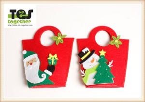 Quality Christmas apple handbag/ Felt bag /Nonwovens/Festival /gift/child wholesale