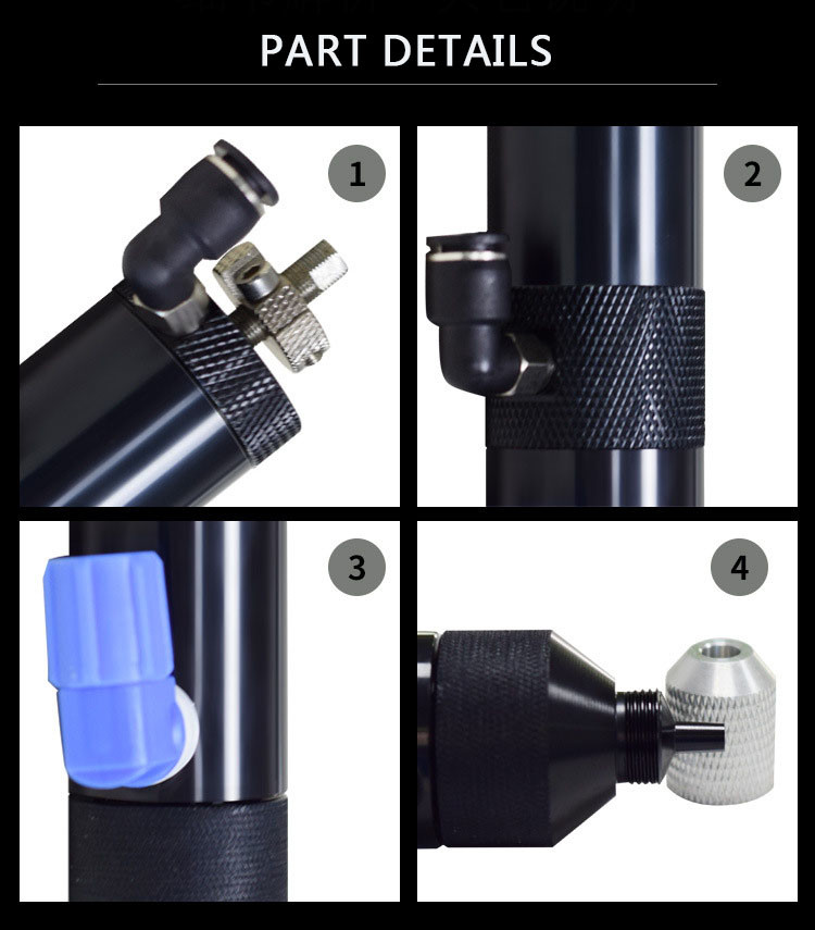 Aluminium Alloy Micro Dispensing Valve Portable Light Weight 260g