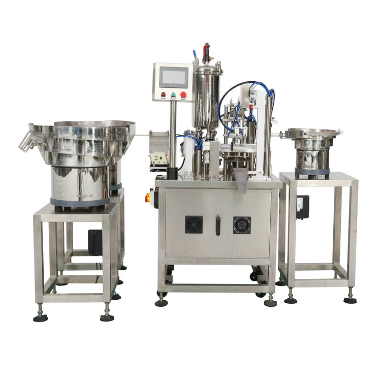 Full Automatic Gel Syringe Filling Capping Machine for Precise Filling Accuracy ± 1 ml