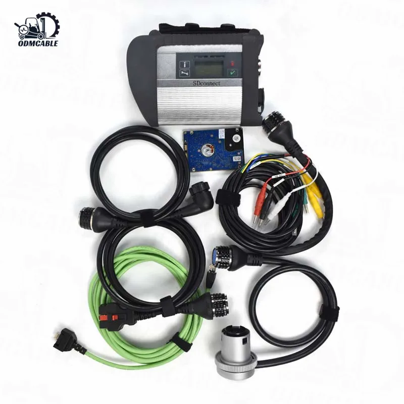 For Benz MB STAR C4 Multiplexer SD Connect Xentry DAS WIS EPC for Truck Car Bus Diagnostic Tool+F110 Tablet