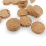 Dia. 27mm Natural Cork Discs For Champagne Twin Top Wine Cork Stoppers