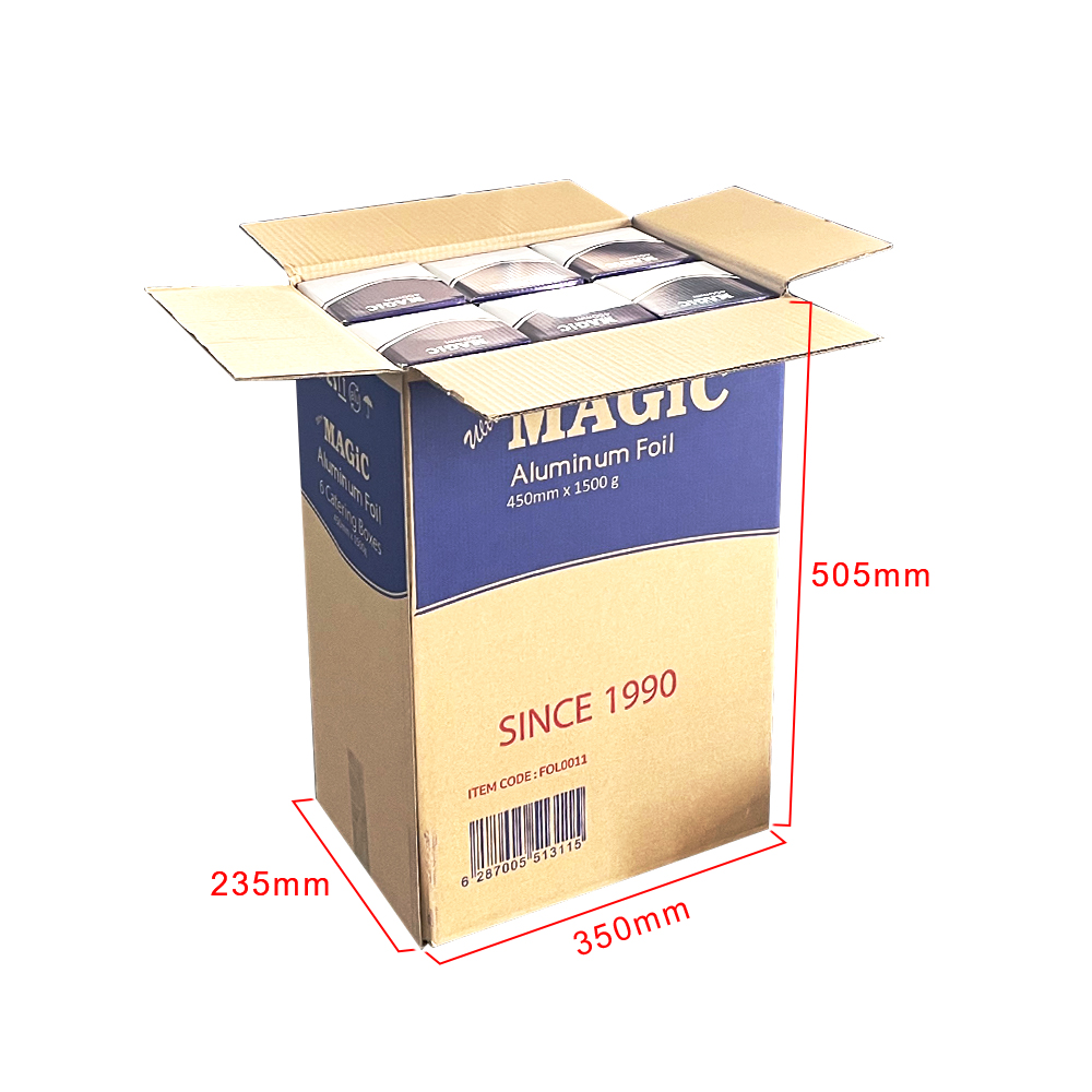 Silver Material 8011 Aluminum Foil Roll 100m 300m for Kitchen Oven Baking Heavy Duty